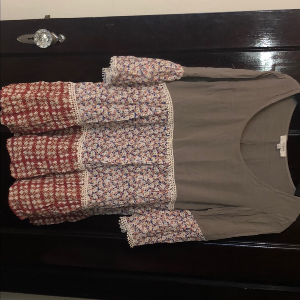 Mini shift pattern dress, size Small, Umgee